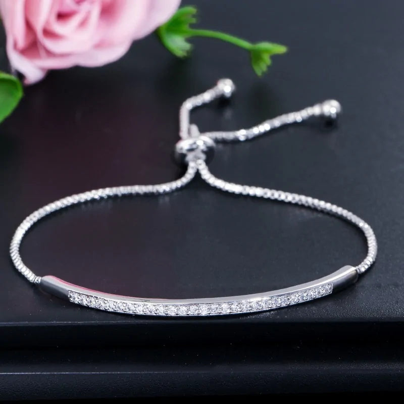 Exquisite Rose Gold Jewelry - Bracelet Ring