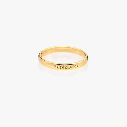 Dainty Engraved Name Ring - personalized jewelry, gift for her, name, gift for mom, birthday, mother's day