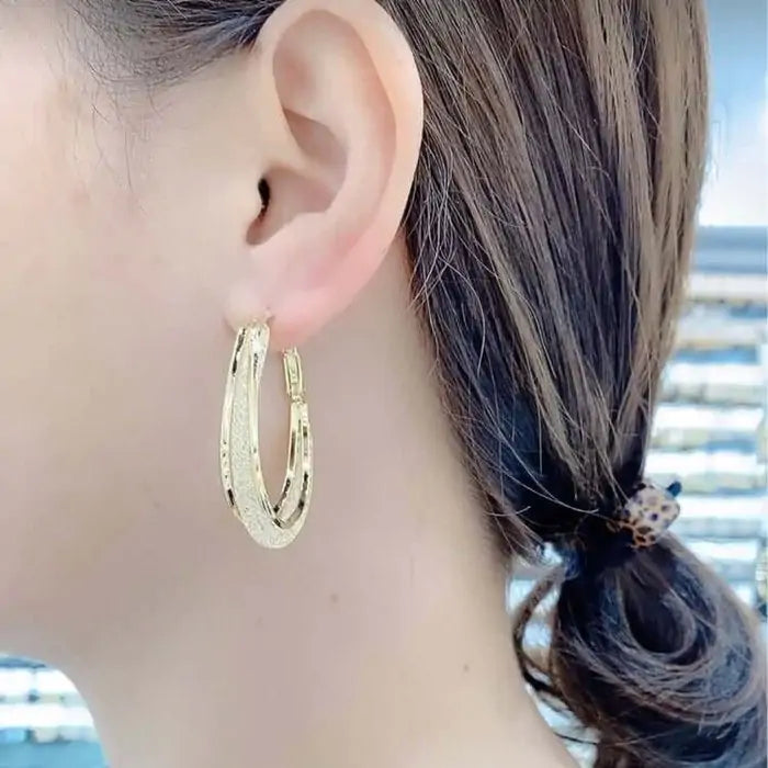 Chic Oval Earrings