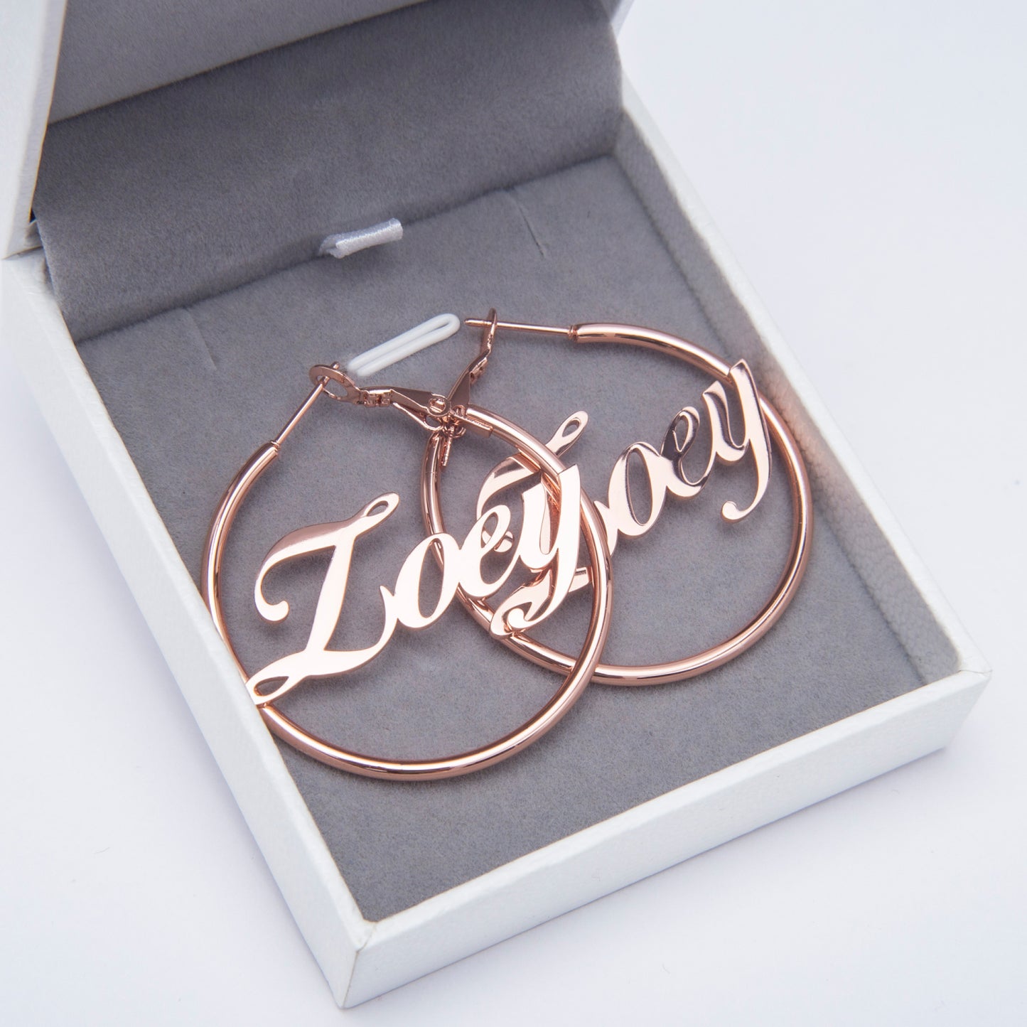 Custom Hoop Earrings - personalized, unique, hoop, jewelry, gift for her, name, custom, birthday