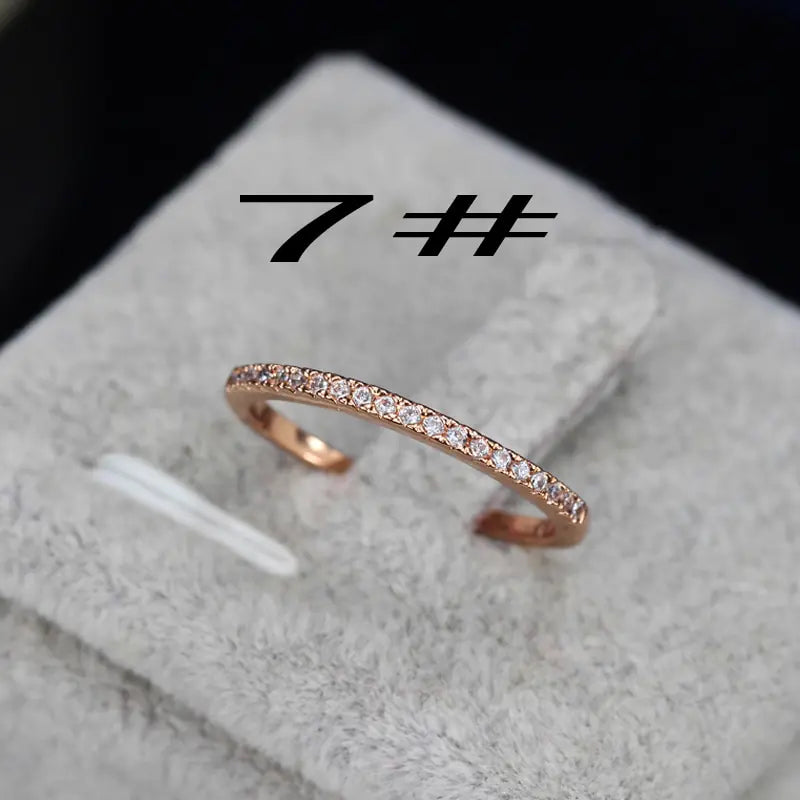 Exquisite Rose Gold Jewelry - Bracelet Ring