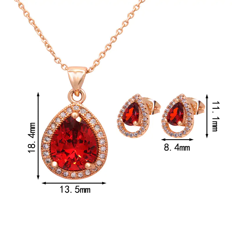 Necklace and Earring Jewelry Set