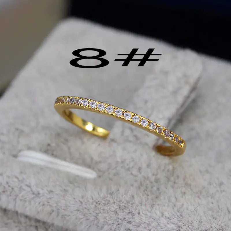 Exquisite Rose Gold Jewelry - Bracelet Ring