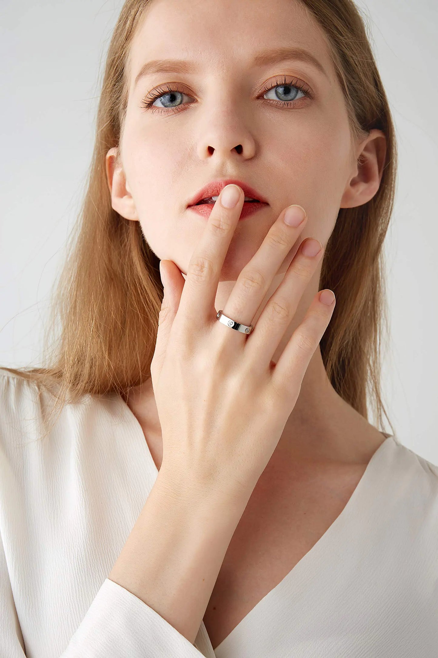 Love Friendship Ring -18K Gold Silver Rose Plated