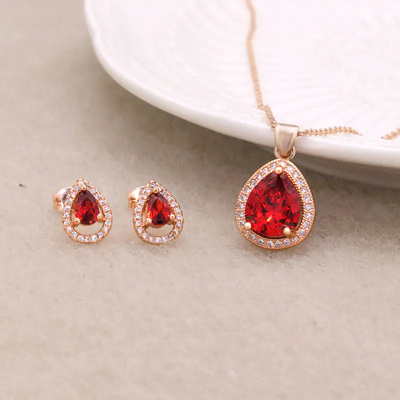 Necklace and Earring Jewelry Set