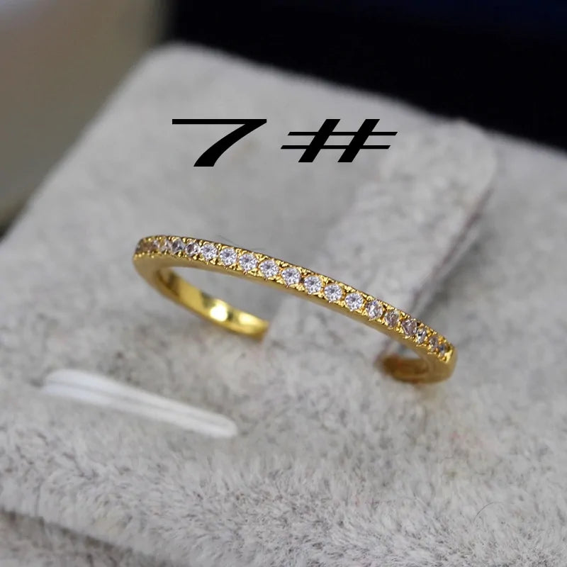 Exquisite Rose Gold Jewelry - Bracelet Ring