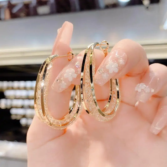 Chic Oval Earrings