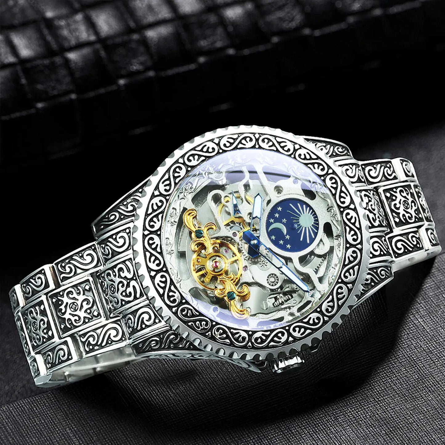 Men's Luxury Moon Phase Watch
