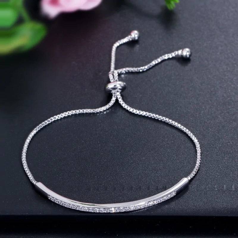 Exquisite Rose Gold Jewelry - Bracelet Ring