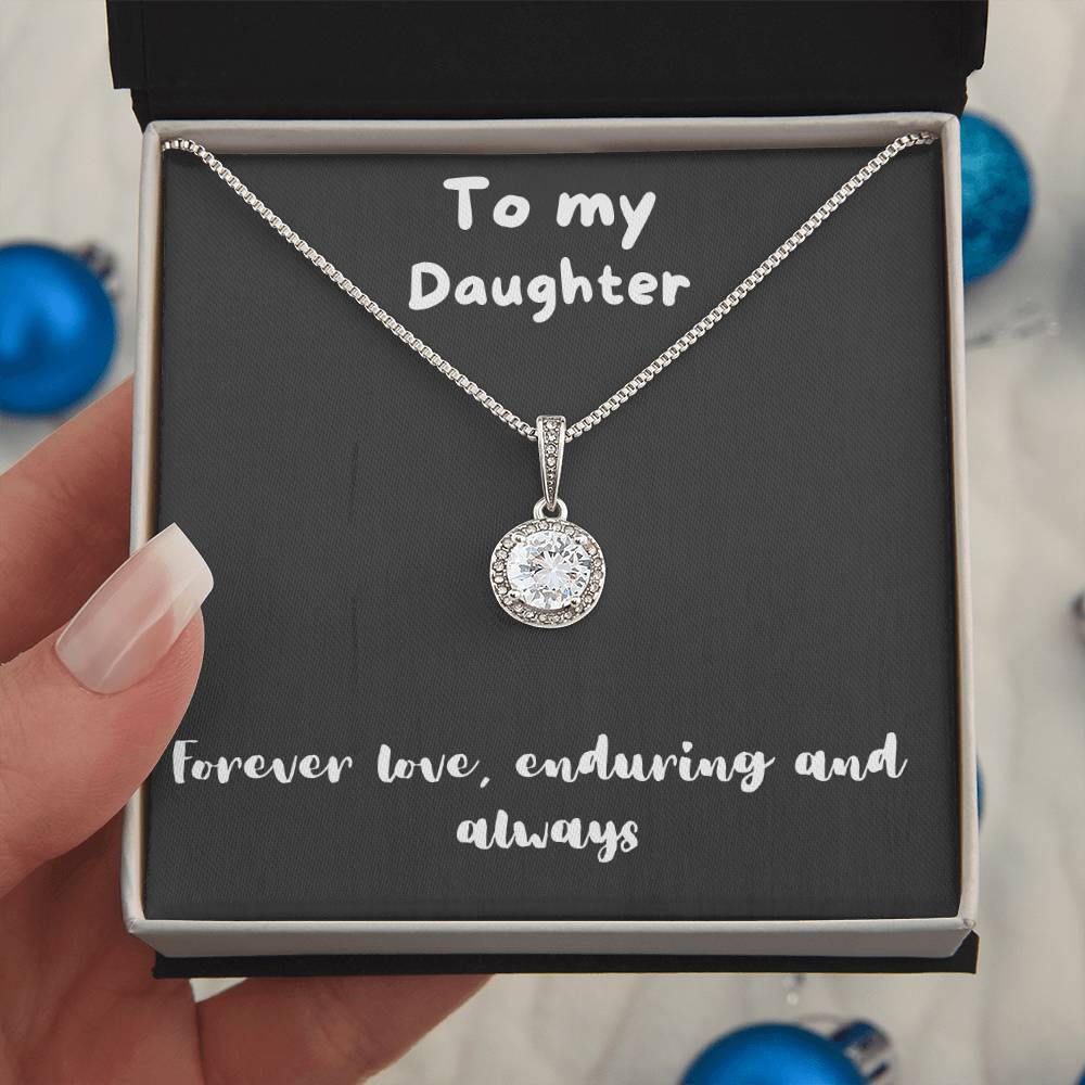 Eternal Hope Necklace - with message to Daughter -Abundance, Wisdom, classy necklace, unique jewelry, gifts ideas for her, birthday gift, Christmas Gift, mothers day gift 🎁👱‍♀️💎👩🎁