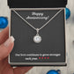 Alluring Beauty Necklace with Anniversary message - Exquisite Design | Perfect Gift for Style Enthusiasts - gift for her, Necklace, girlfriend gift, to my daughter, necklace gift, gift for wife 🎁👱‍♀️💎👩🎁