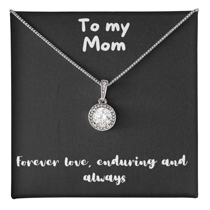 Eternal Hope Necklace - with message to Mom -Abundance, Wisdom, classy necklace, unique jewelry, gifts ideas for her, birthday gift, Christmas Gift, mothers day gift 🎁👱‍♀️💎👩🎁