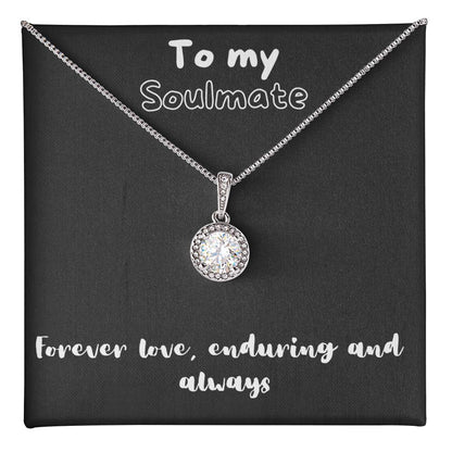 Eternal Hope Necklace - with message to Soulmate Abundance, Wisdom, classy necklace, unique jewelry, gifts ideas for her, birthday gift, Christmas Gift, mothers day gift 🎁👱‍♀️💎👩🎁