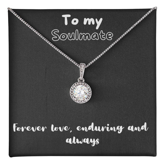 Eternal Hope Necklace - with message to Soulmate Abundance, Wisdom, classy necklace, unique jewelry, gifts ideas for her, birthday gift, Christmas Gift, mothers day gift 🎁👱‍♀️💎👩🎁