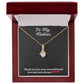Alluring Beauty Necklace with message to Mother - Exquisite Design | Perfect Gift for Style Enthusiasts