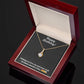 Alluring Beauty Necklace with Happy Anniversary message - Exquisite Design | Perfect Gift for Everyone