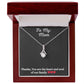 Alluring Beauty Necklace with message to Mom- Exquisite Design | Perfect Gift for Style Enthusiasts