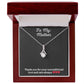 Alluring Beauty Necklace with message to Mother - Exquisite Design | Perfect Gift for Style Enthusiasts