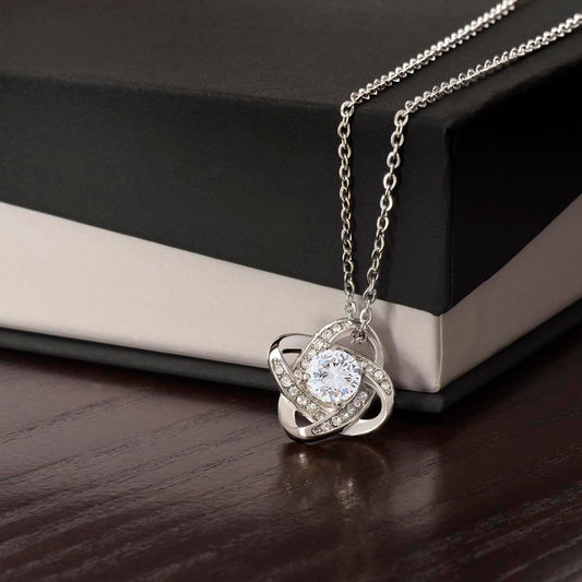 Enchanting Love Knot Necklace: Timeless Symbol of Love with Intricate Design | Perfect Gift for Special Occasions