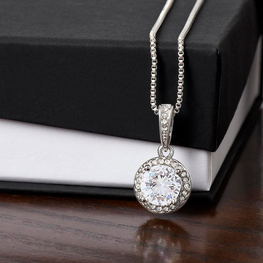 Infinite Radiance: Eternal Hope Necklace - Symbol of Timeless Optimism and Grace | Inspirational Gift for Unforgettable Moments