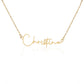 Personalized Perfection: Signature Name Necklace - Customized Elegance with Style | Ideal Gift for Loved Ones