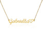 Heartfelt Identity: Name Necklace with Heart - Personalized Elegance and Endearing Charm | Customizable Gift for Loved Ones