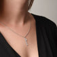 Elegance in Motion: Vertical Name Necklace - Customized Vertical Charm for Personalized Style | Trendy Gift for Every Occasion