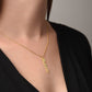 Elegance in Motion: Vertical Name Necklace - Customized Vertical Charm for Personalized Style | Trendy Gift for Every Occasion