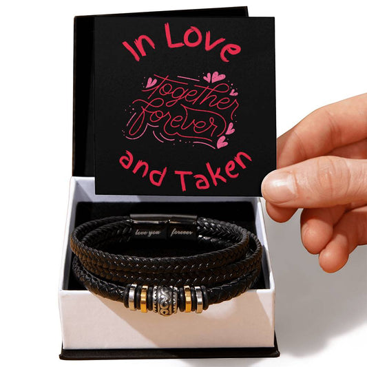 Love You Forever Bracelet - In Love and Taken - Together Forever