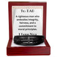 Men's Cross Bracelet - To Dad - I Love You