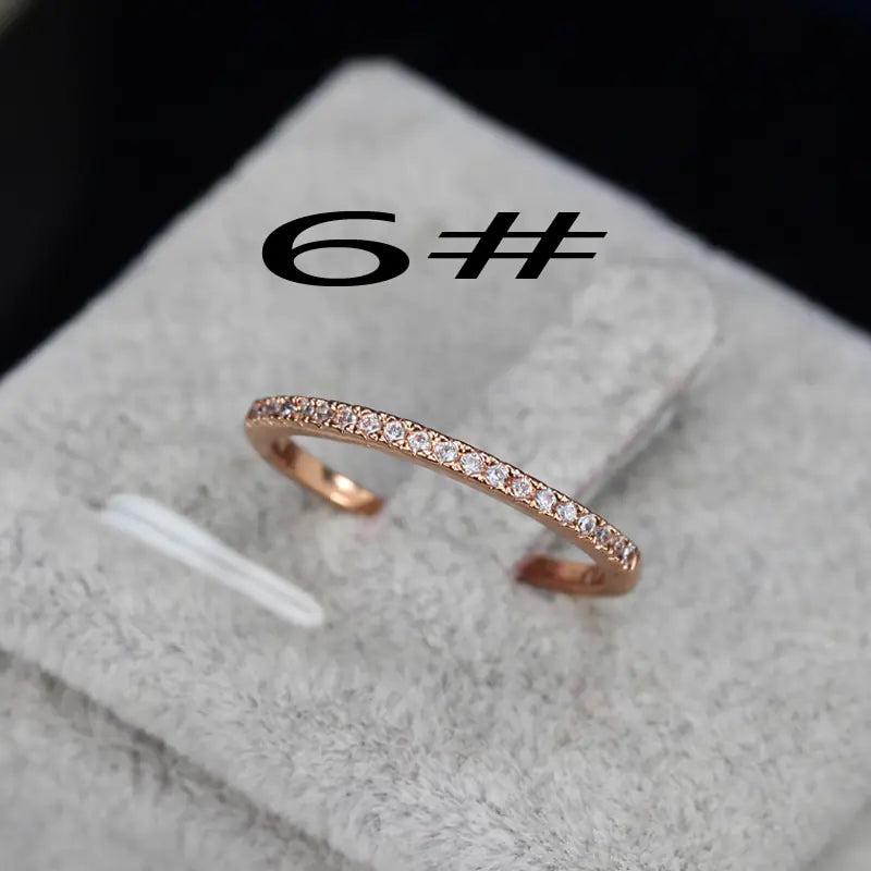 Exquisite Rose Gold Jewelry - Bracelet Ring