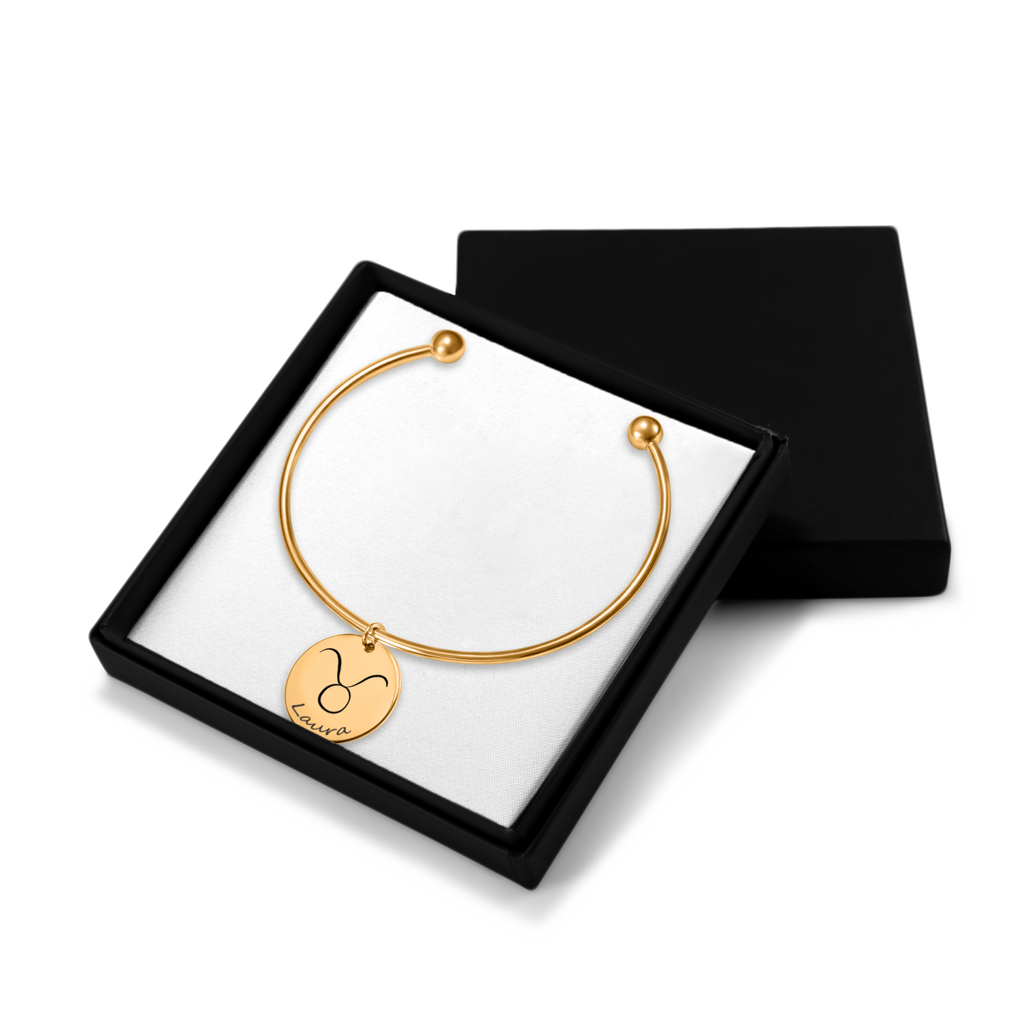 Zodiac Sign Bangle Bracelet