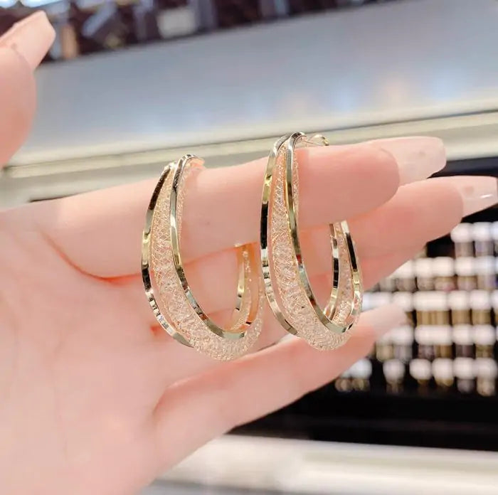 Chic Oval Earrings