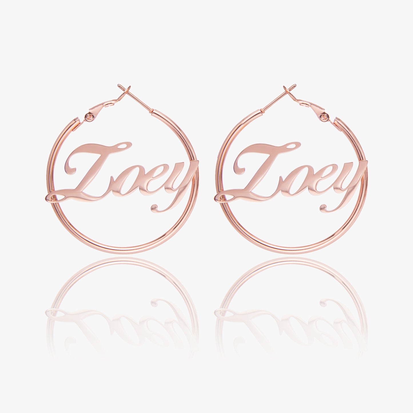 Custom Hoop Earrings - personalized, unique, hoop, jewelry, gift for her, name, custom, birthday