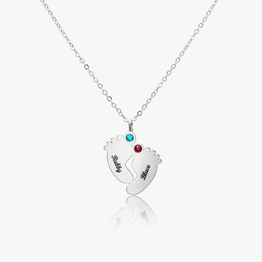 Footprint Necklace