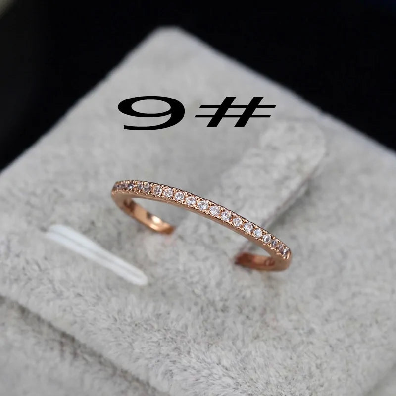 Exquisite Rose Gold Jewelry - Bracelet Ring