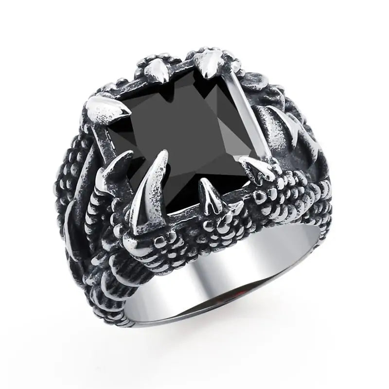 Men's Hip hop Stone Ring - Rock Fashion Jewelry