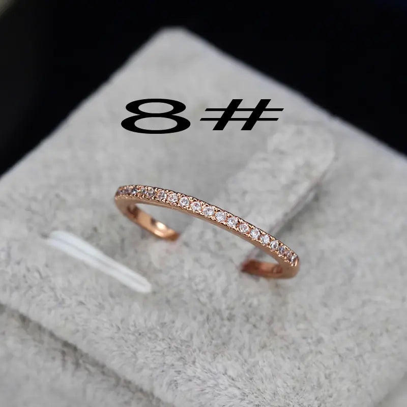 Exquisite Rose Gold Jewelry - Bracelet Ring