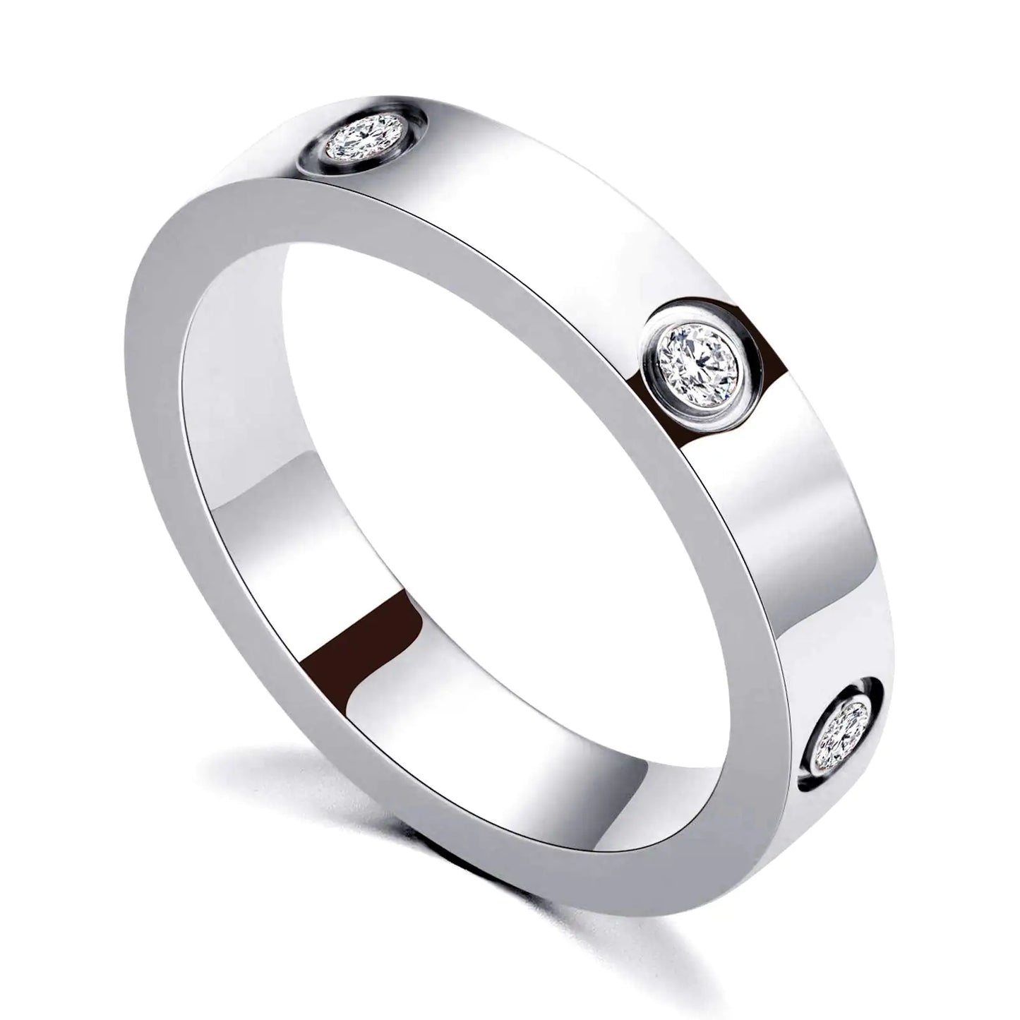 Love Friendship Ring -18K Gold Silver Rose Plated